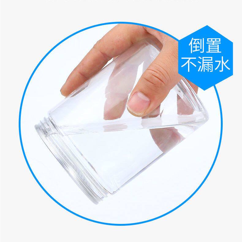 透明塑料罐子蜂蜜瓶食品级塑料瓶零食饼干桶圆形收纳盒杂粮密封罐