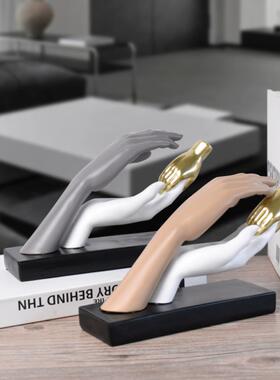 现代简约抽象艺术树装脂公工艺品桌面摆家BY25005居办室书件房桌