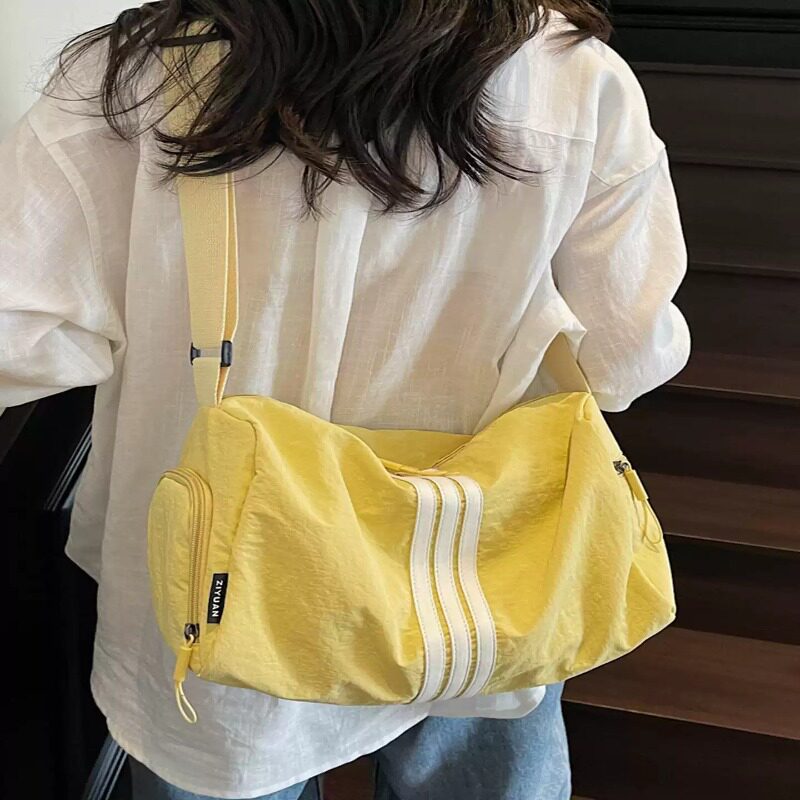 简约大容量尼龙帆布包包女夏季