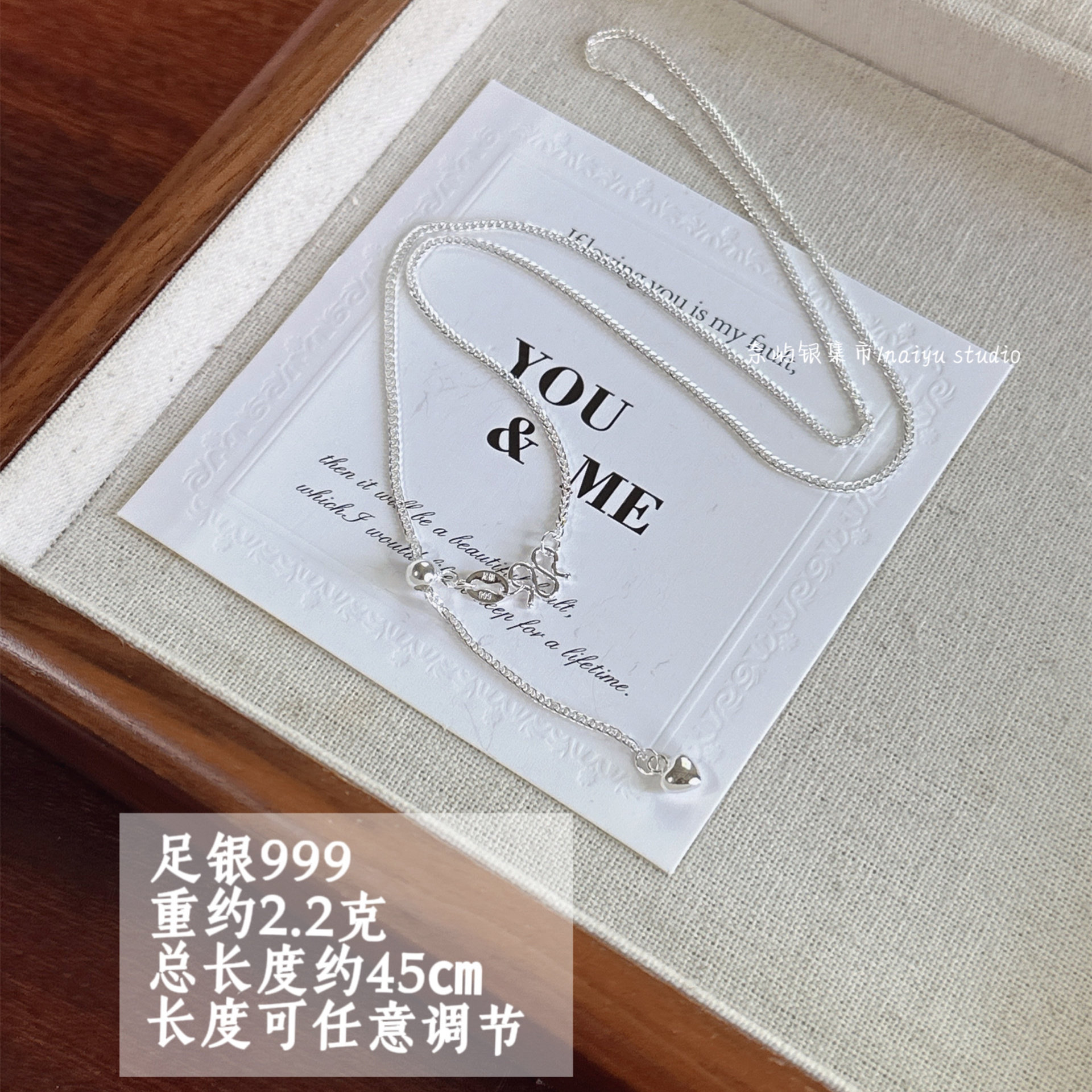 【项链合集】足银999银项链