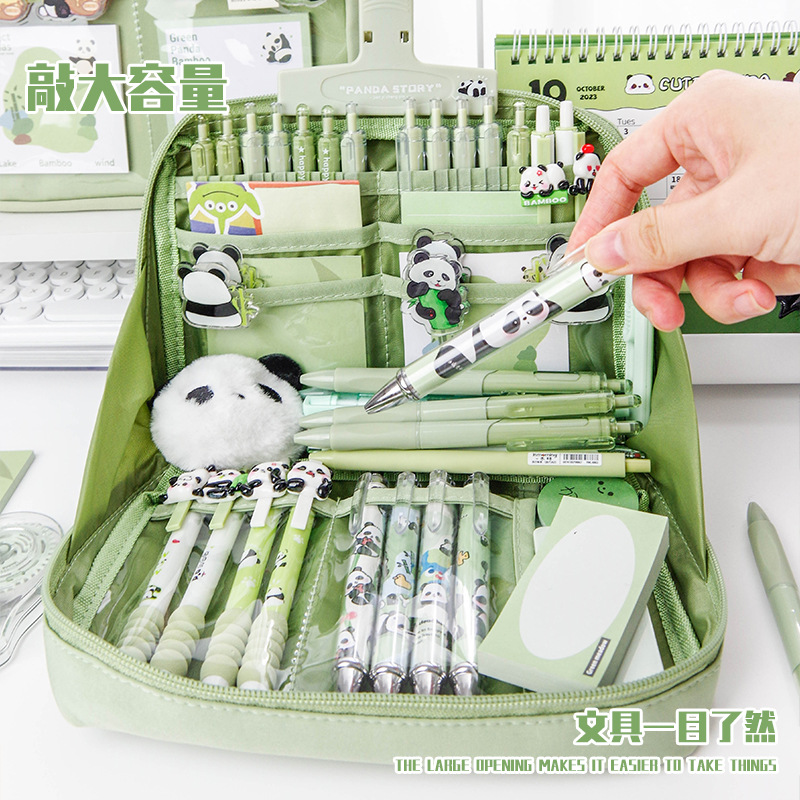 大容量笔袋耐脏高颜值简约文具盒