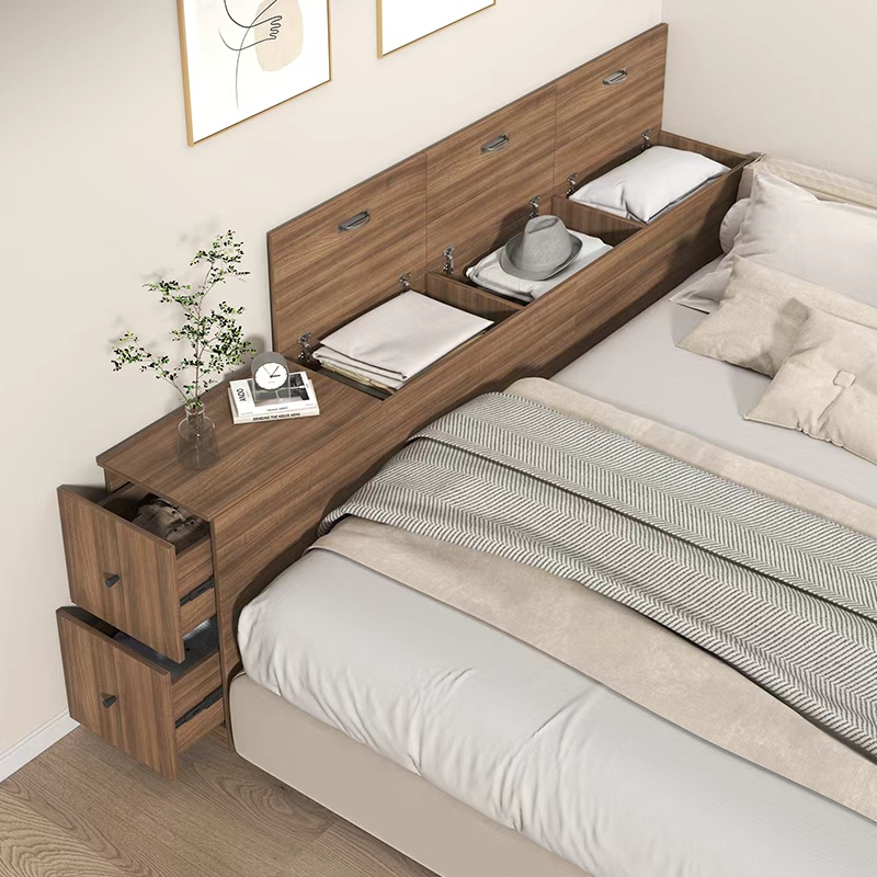 可定制实木多层经济实用床边柜