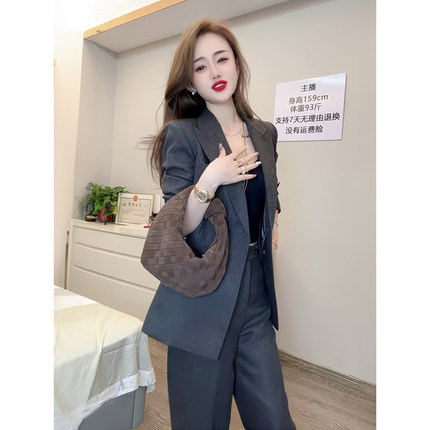 西装职业套装女2025秋冬新款时尚气质西服外套女士休闲洋气两件套