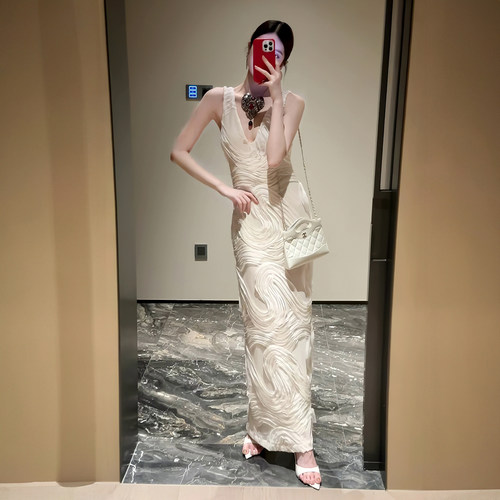 气质名媛宴会晚礼服裙高端