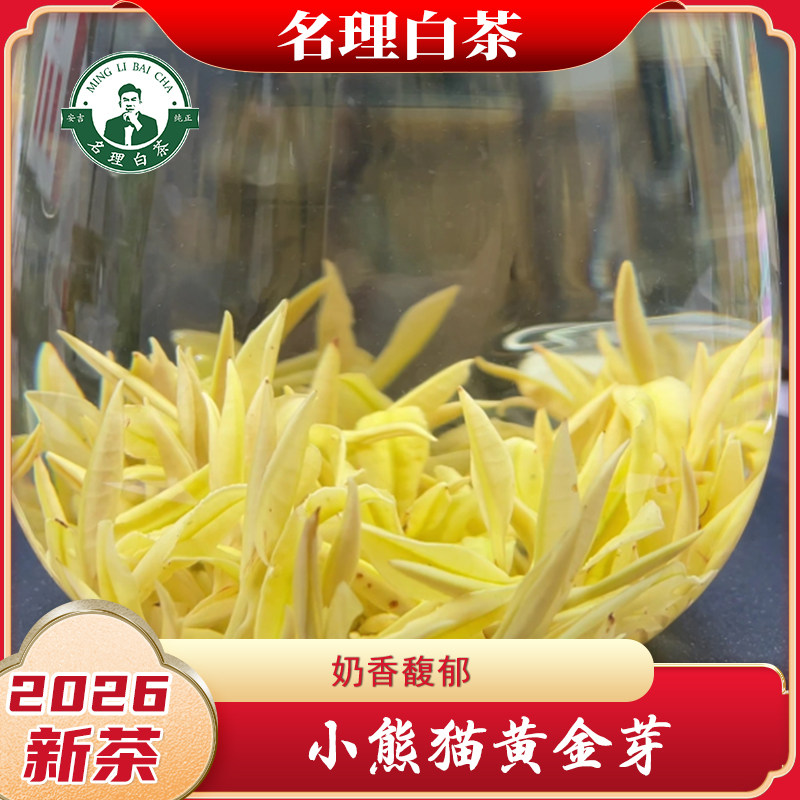 名理白2026新茶小熊猫礼盒图片