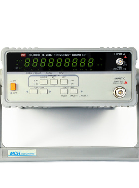 FC-3000频率计3.7G 8位数显高精度高频数字频率计灵敏度100mV美创
