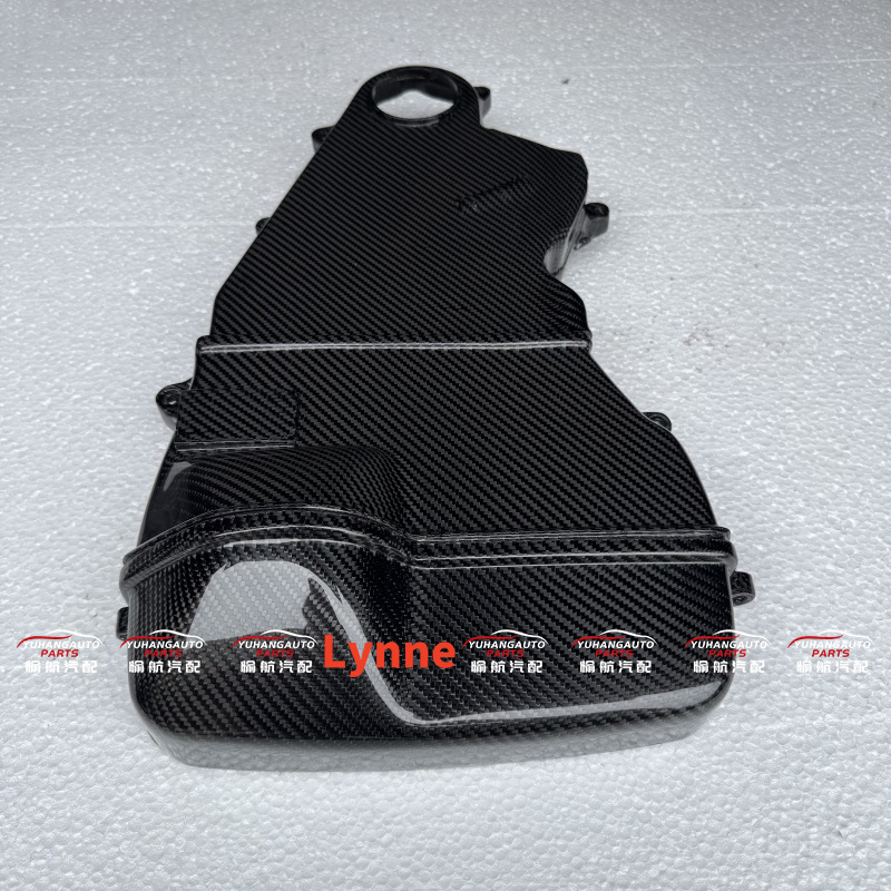 适用于宝马新款425i碳纤维皮带罩 正时罩 真碳纤维真空成型