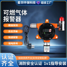 工业可燃气体报警探测器餐饮煤气泄漏报警器无线家用级可燃探测器