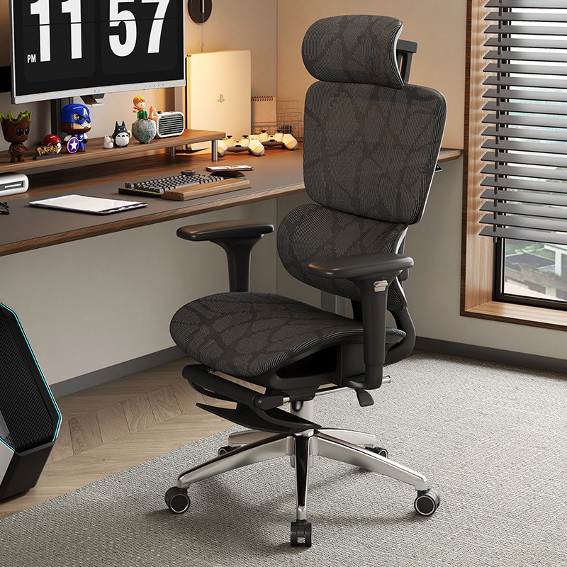 Office chair人体工学椅子护腰电脑椅舒适久坐电竞椅子可躺办公椅