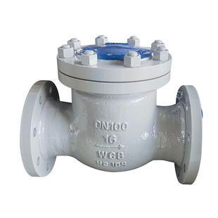 硬密封法兰国标蒸汽双向逆止铸钢碳钢阀门 16C 旋启式 止回阀H44H