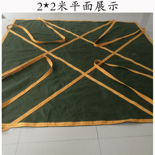 平面托盘加厚帆布软托盘吊机吊带叉车软托盘吨袋建筑垃圾吊装袋