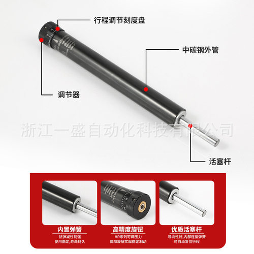 液压油压缓冲器可调阻力器阻尼器吸震器HR/sr15/30/60/80/100/120