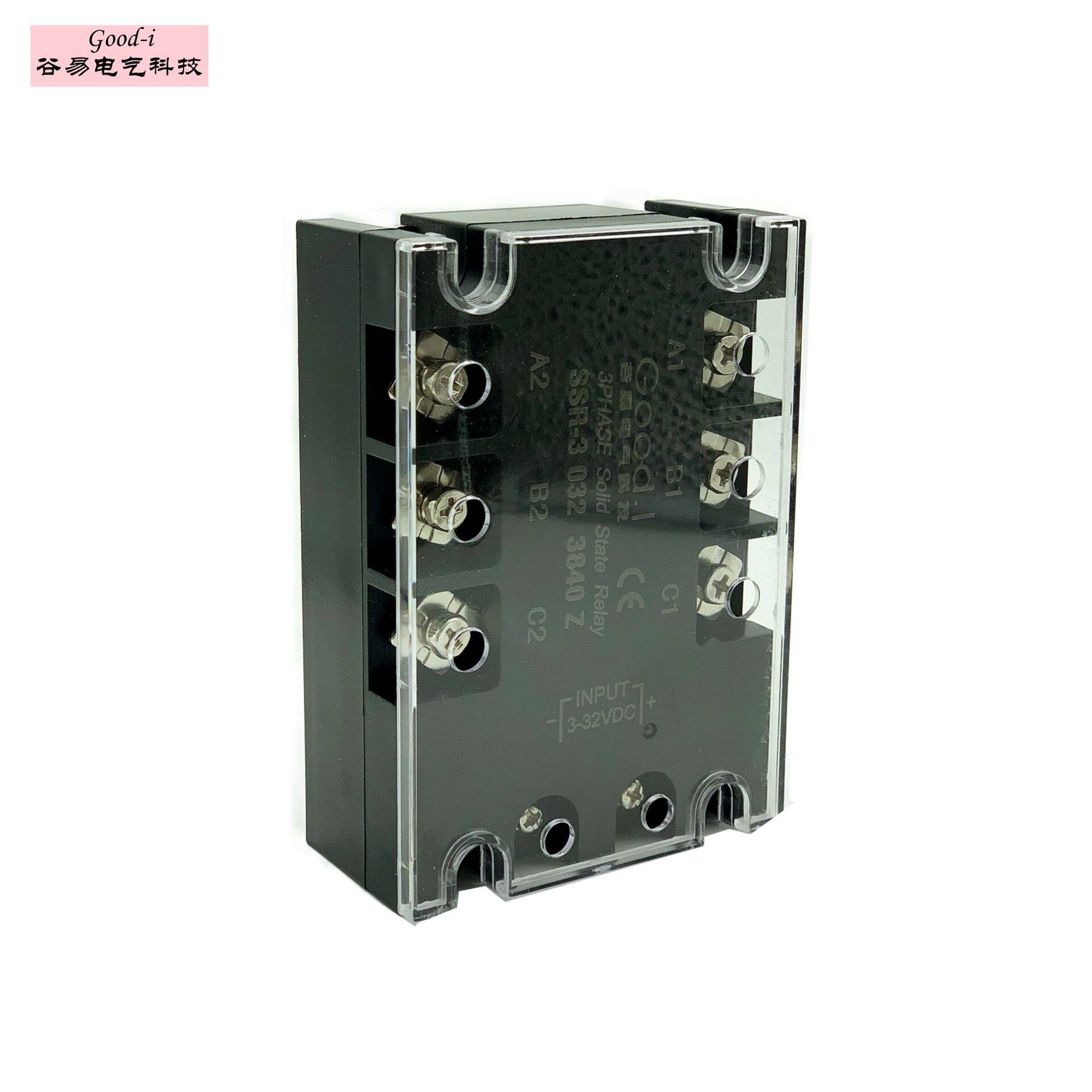 谷易 固态继电器三相TSR-40DA(AA)直流控制交流SSR-3032 3840 Z图片