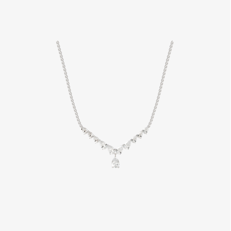 【许我耀眼许妍赵露思同款】OUBIYABI欧比雅比星河水滴礼服项链女