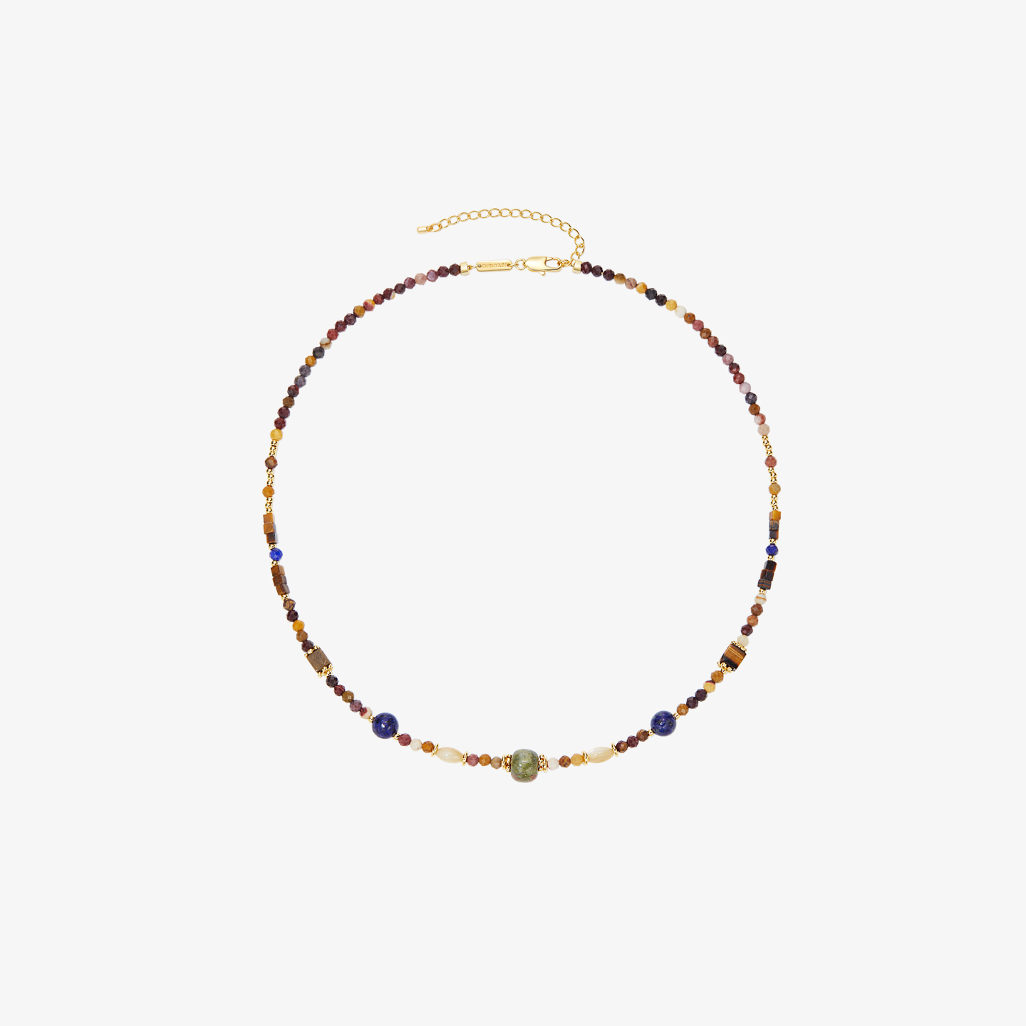 OUBIYABI欧比雅比欧比雅比【珠饰系列】山海绘串珠项链多宝颈链女