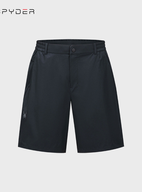 SPYDER蜘蛛运动短裤男士夏季休闲轻薄透气裤子跑步速干裤24MS547M
