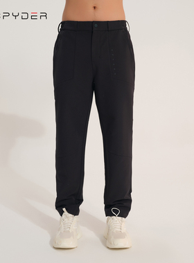 SPYDER蜘蛛户外休闲运动长裤男加绒时尚休闲裤23CF519M