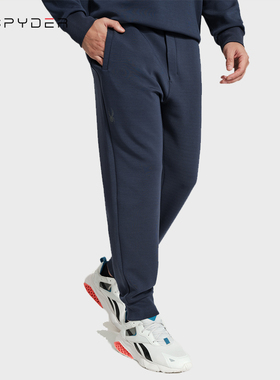 SPYDER蜘蛛新款运动跑步训练长裤男直筒休闲裤子24MS503M