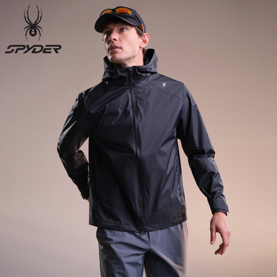 SPYDER蜘蛛春夏新品男士户外休闲外套防泼水夹克男02JO26122WM