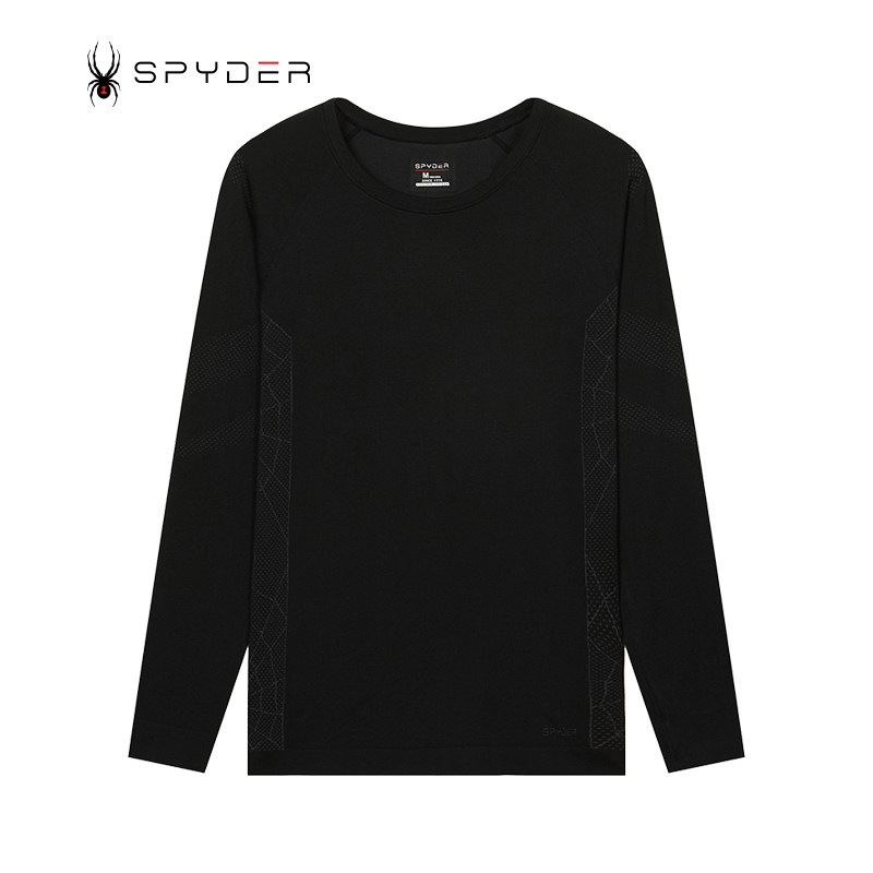 SPYDER蜘蛛长袖运动滑雪登山打底速干排汗功能T恤内衣女22CF426W
