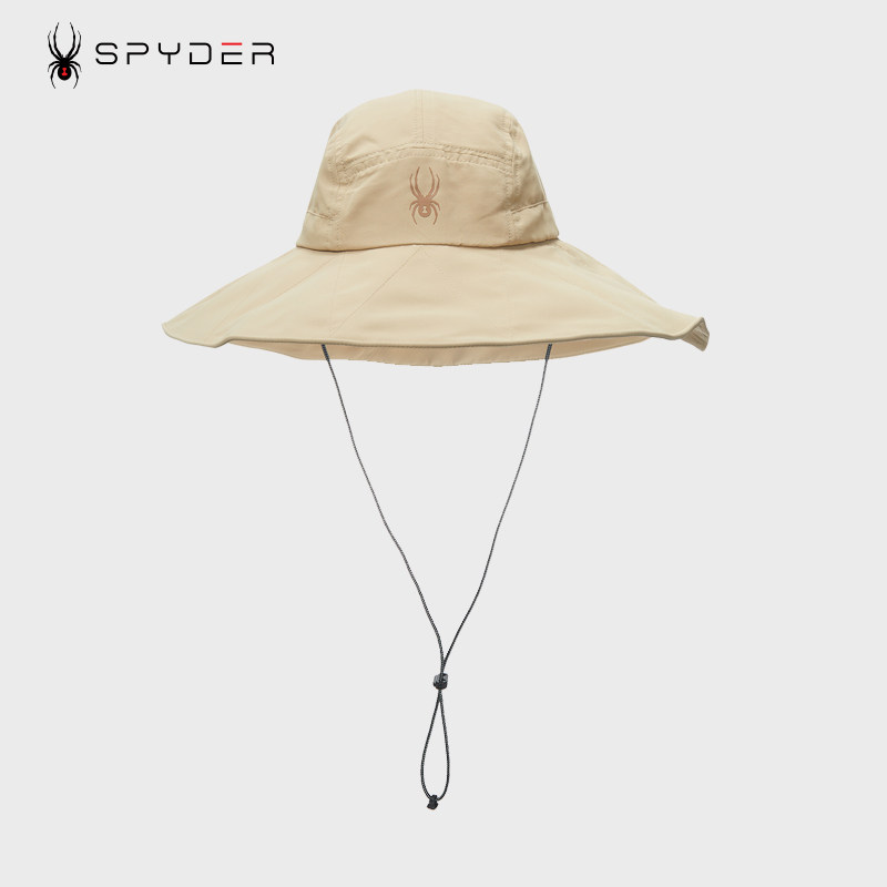 spyder蜘蛛帽子男女户外大檐帽运动透气遮阳渔夫帽23cs901u