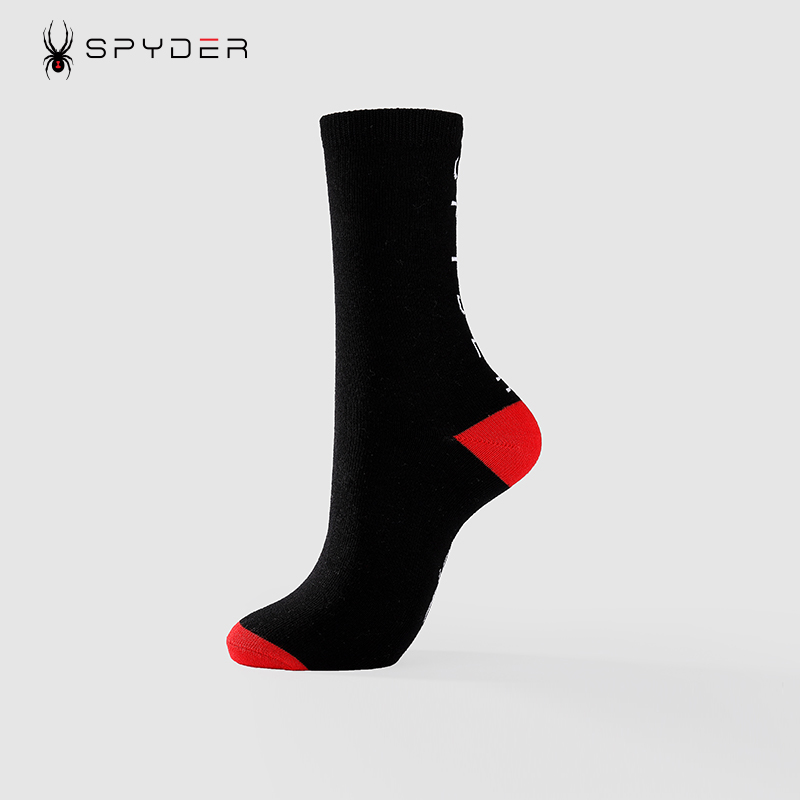 SPYDER蜘蛛户外潮牌袜子高筒运动袜保暖针织袜19CF935U