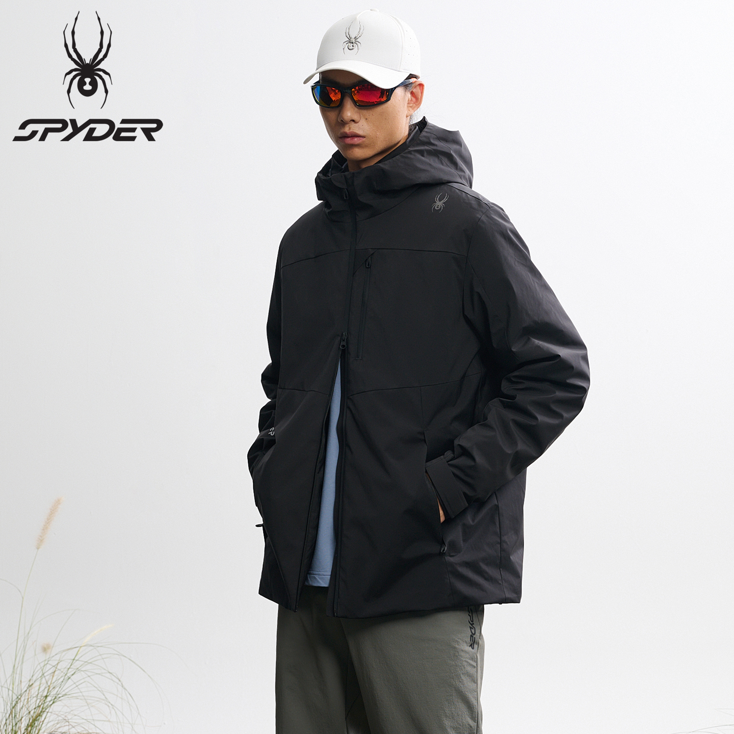 SPYDER蜘蛛男士新款保暖棉服25MF247M