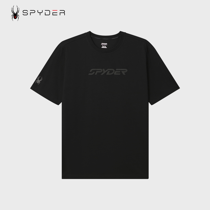 SPYDER蜘蛛男士短袖T恤户外运动休闲透气上衣25MS421M