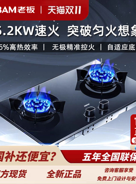 老板9B1K1/57B1K/9B3K0/7B0K0燃气灶嵌入式灶具天然气液化气