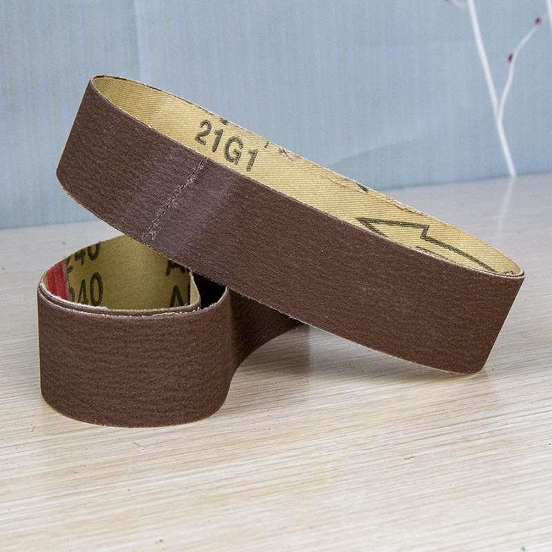 50*2100砂带机铜铝抛光打磨砂带水龙头小五金环形沙带卷软布平接