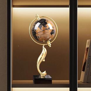 地球仪摆件轻奢高档酒柜电视柜领导办公室装饰品书房桌面家居饰品