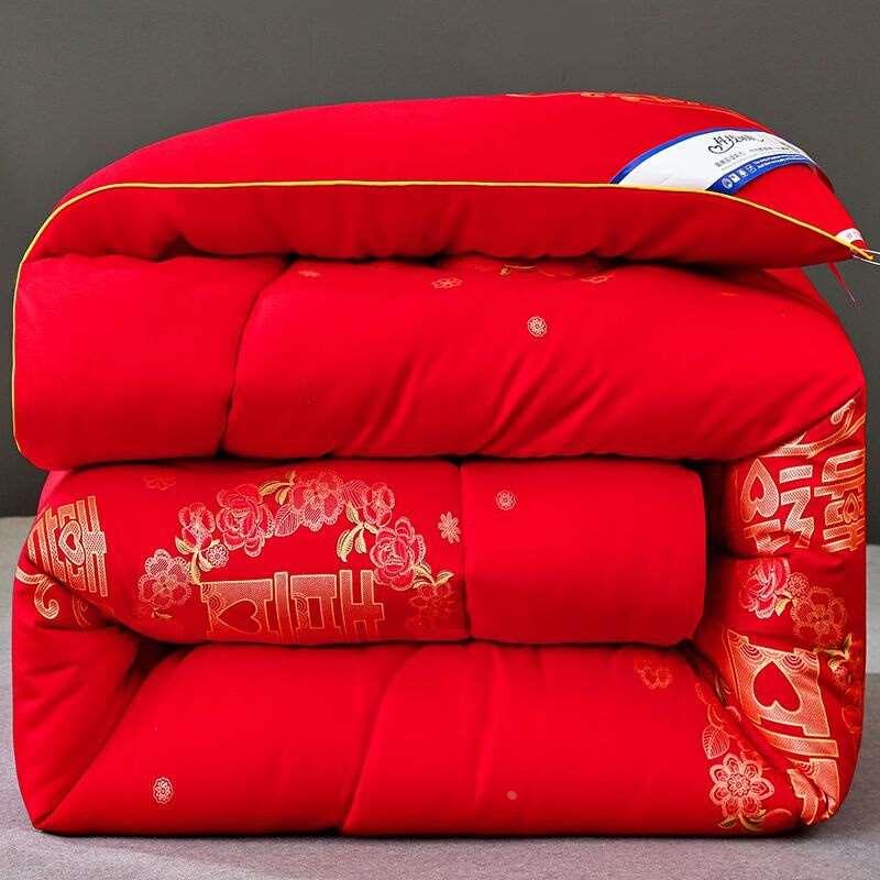 冬被加厚保暖婚庆被芯单双人太空被10斤整张丝棉被褥结婚被子16斤