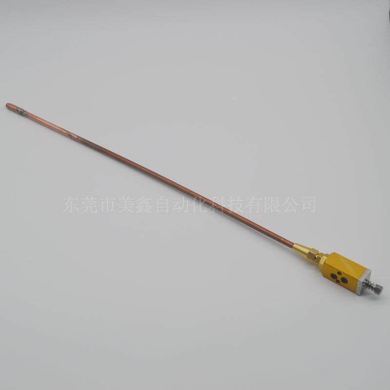 定制铜管雾化器空气自动喷雾头吹气液体大流量雾化可调节喷枪