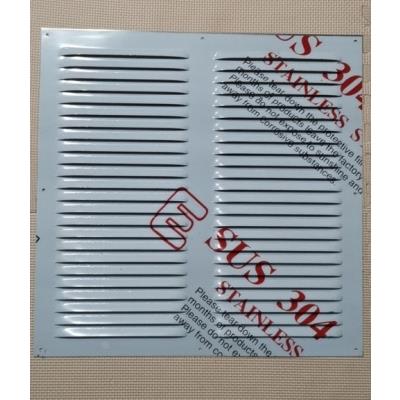 不锈钢百叶窗外墙防雨风罩通风口排风口暖气罩铝合金出风口格栅