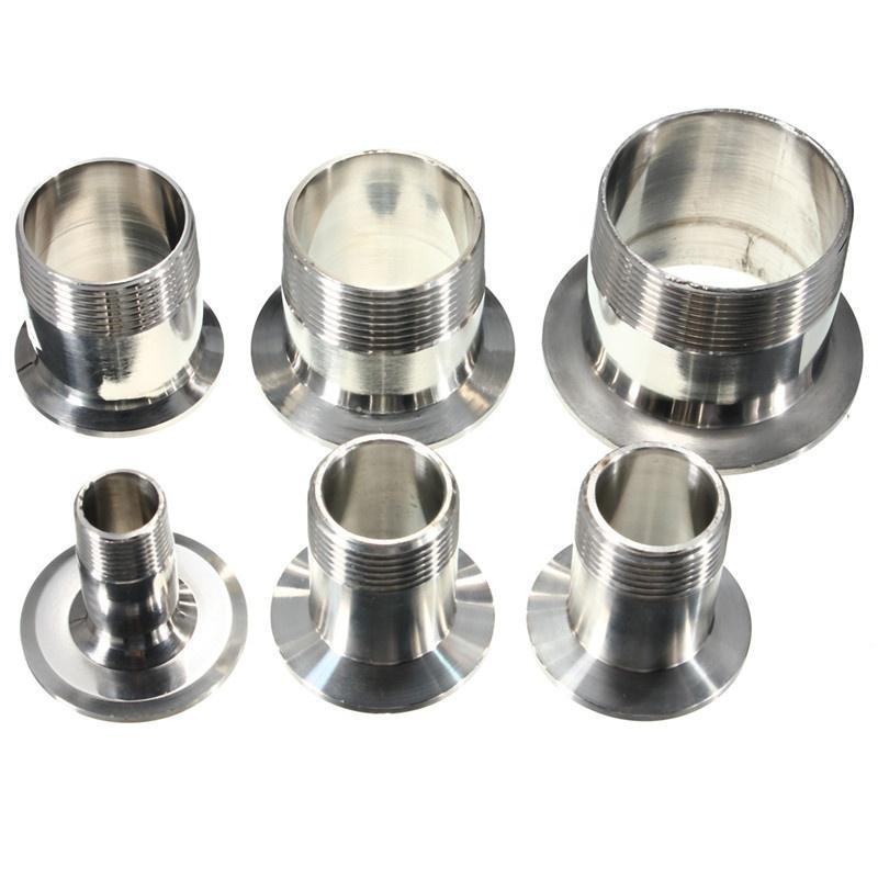 304不锈钢快装外丝  卫生级转换头 ferrule external thread