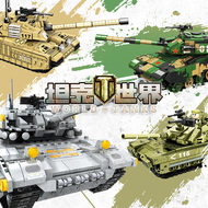 Quà tặng ngày trẻ em giác ngộ xe tăng mới khối xây dựng quái vật lắp ráp đồ chơi mô phỏng mô hình hàng loạt quân sự lego hulkbuster lego hero factory