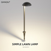 草坪灯户外防水led别墅花公园景观庭院灯现代接电低压圆形插地埋