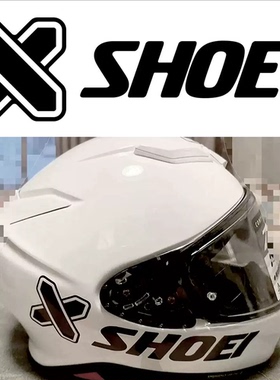 摩托车头盔X符号反光贴纸SHOEI x14 x15 z7 z8 AGV贴花防水拉花