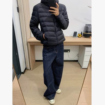 Design Create [现货]新国标90白鸭绒冬季运动户外连帽排骨羽绒服