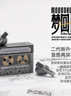 水月雨梦回2 入耳式AI辅助调音HiFi主动降噪tws无线耳机蓝牙6.0