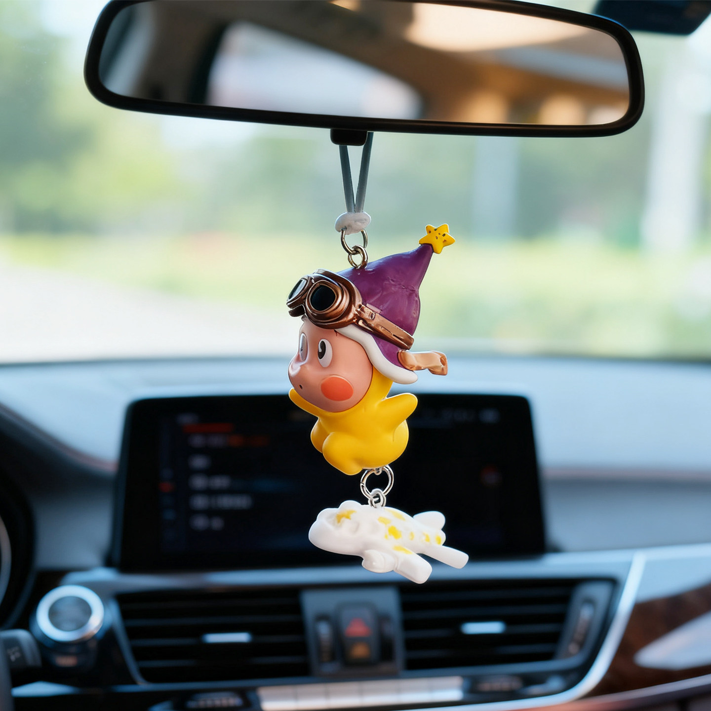 星星人汽车挂件丑萌小玩偶车载后视镜装饰品2025新款包包车内吊饰,汽车用品/电子/清洗/改装,车挂,淘宝优惠券,粉丝福利购,淘宝优惠卷