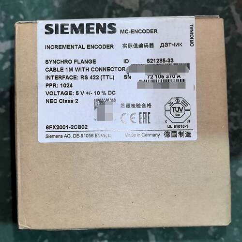 可维修6FX2001-2CB02 西门子实际值编码器 正品议价
