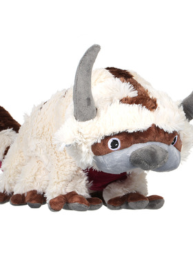 降世神通飞天蛮牛神牛毛绒公仔 6脚阿帕Appa玩具娃娃现货