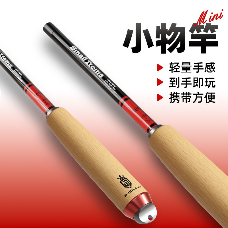 小物钓鱼竿新手入门套装儿童鱼竿