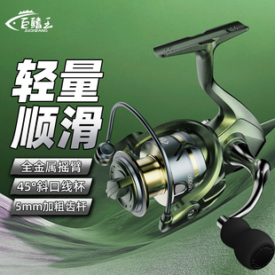 魚線輪子 紡車輪漁輪全金屬線杯遠投專用路亞魚輪海桿海竿磯釣正品