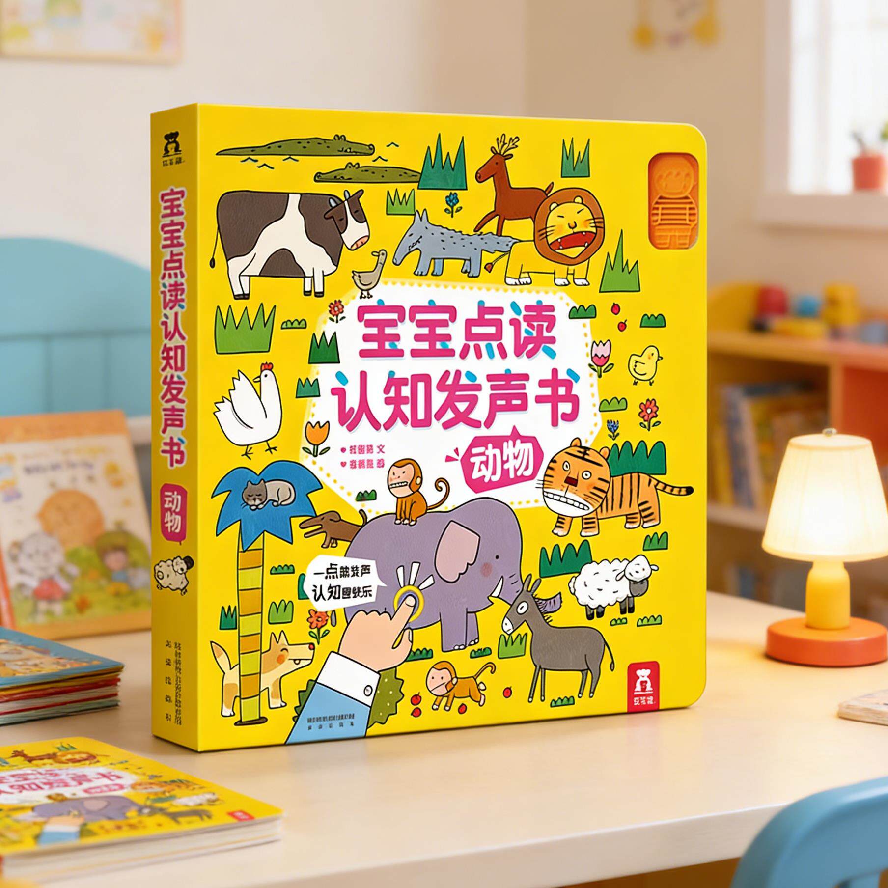 点读认知发声书乐趣动物交