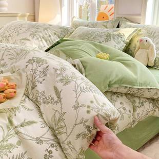 A类全棉纯棉单被套单件1.5米单人150x200x230被罩180x220双人被单