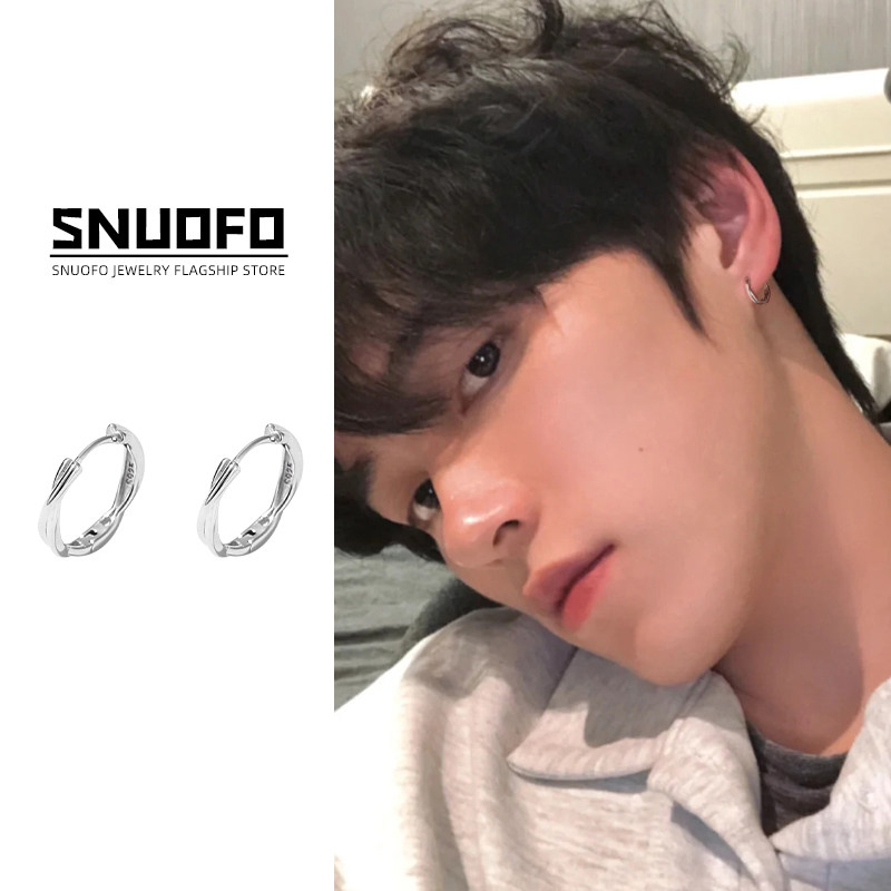 耳环男性设计感小众冷性