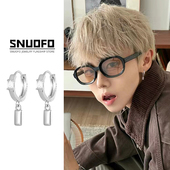 独特耳扣美式 耳坠新款 耳环简约耳饰 爆款 独特吊坠耳钉男2026年新款