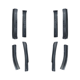 奔驰a200l门槛条车内用品改装件碳纤维迎宾踏板保护条防护防撞贴